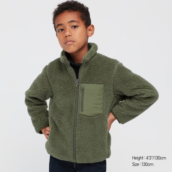 UNIQLO KIDS WINDPROOF FLEECE JACKET - Picture 4 of 4